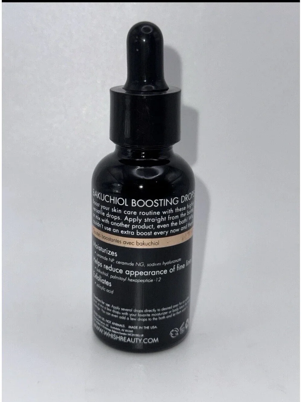 Whish Founder's Vault Bakuchiol Boosting Drops 1 fl oz